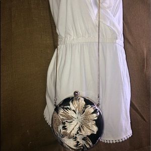 Nordstrom hibiscus imprinted clutch